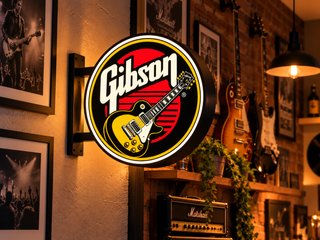 Letrero Luminoso LED Gibson
