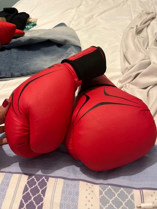 Guantes de Boxeo Rojos