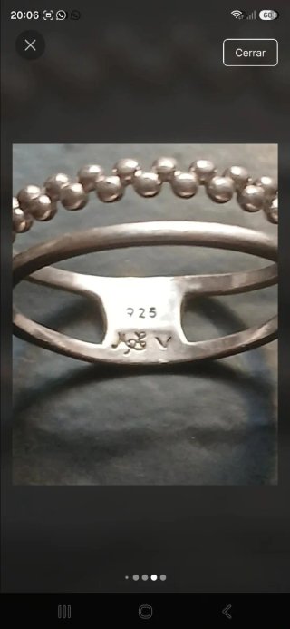 Anillo de Plata de Ley 925