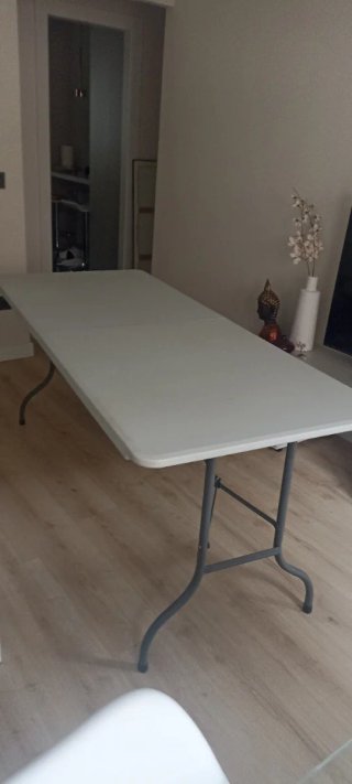 Mesa Plegable Blanca..