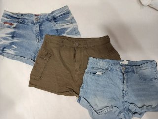 Lote de 3 Shorts Variados