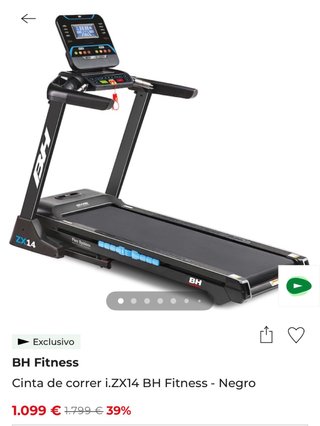 Cinta de Correr BH Fitness iZX14