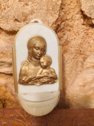 Benditera de Pared Virgen con Niño