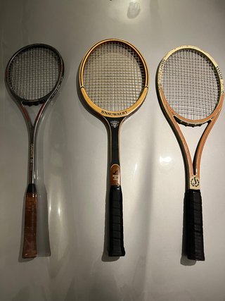 Set de 3 Raquetas de Tenis Vintage