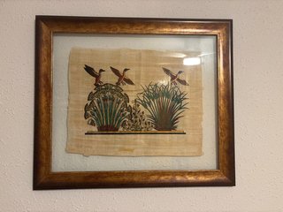 Cuadro Papiro Egipcio con Marco