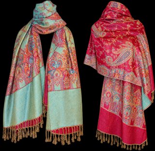 Pashmina Reversible Estampado Paisley