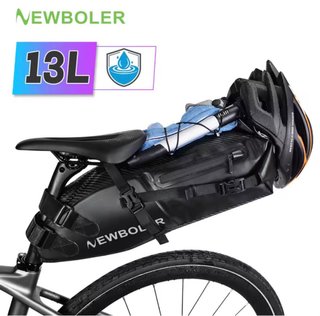 Bolsa Sillín Bici NEWBOLER 13L Carbono Impermeable