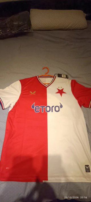 Camiseta Slavia Praga 2026/27 Castore XL