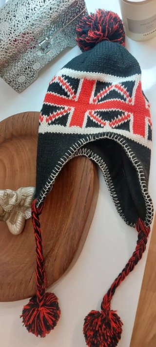 Gorro con diseño de bandera de Inglaterra