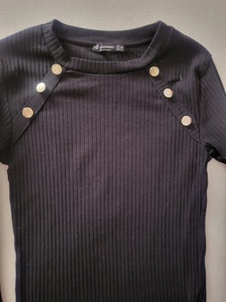 Camiseta manga larga negra Addvarius