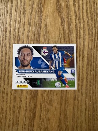 Cromo Aubameyang Deportivo LaLiga 2026-27