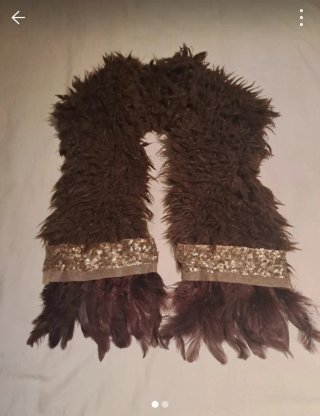 Cuello de pelo artesanal