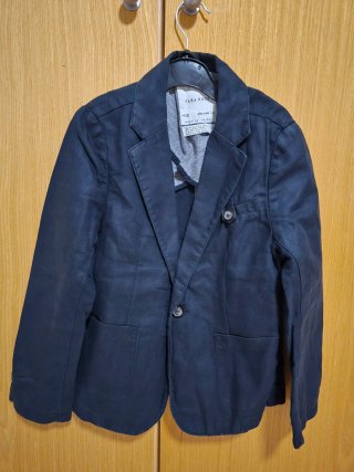 Chaqueta Zara Boys Negra Talla 7-8