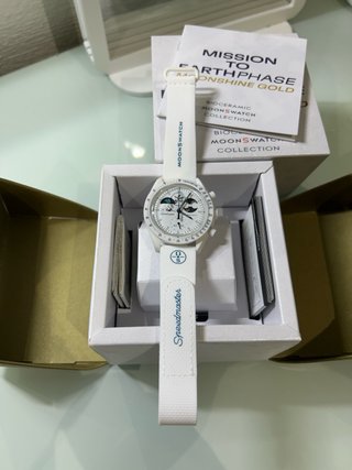 Reloj Omega x Swatch Mission to Earthphase