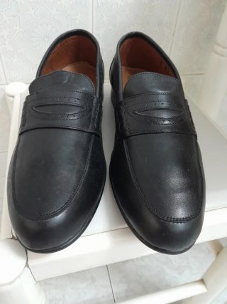 Mocasines de Piel Negros Talla 42