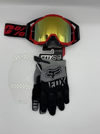 Gafas 100% y Guantes Fox Nuevos 147