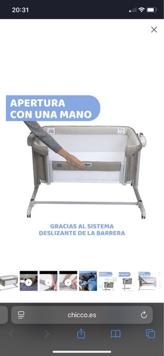Cuna de colecho Chicco Next2Me
