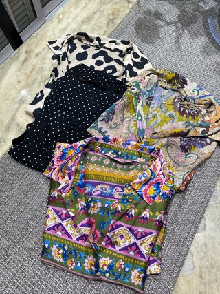 Lote de 4 blusas Zara