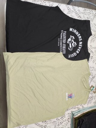 2 Camisetas de Tirantes Talla L