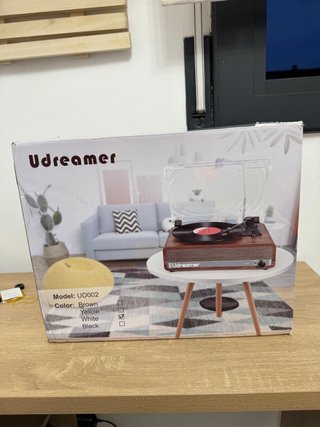 Tocadiscos de Vinilo Udreamer Bluetooth
