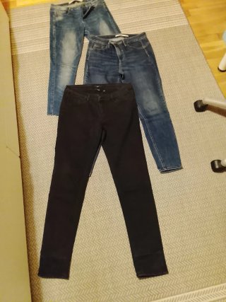 Lote de 3 Pantalones Vaqueros Mujer
