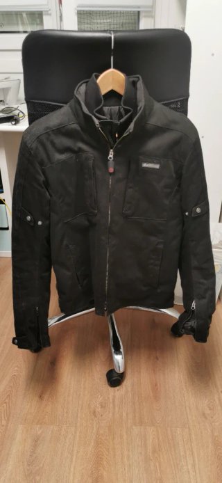 Chaqueta de Moto Negra