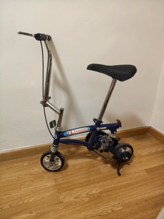 Bicicleta Mini Plegable Azul