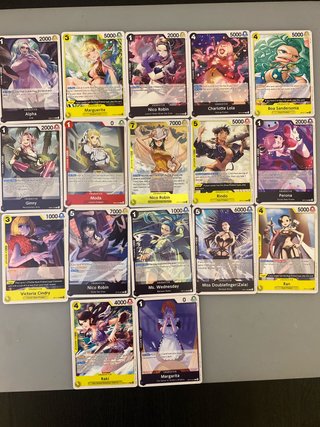 Lote de Cartas One Piece Card Game