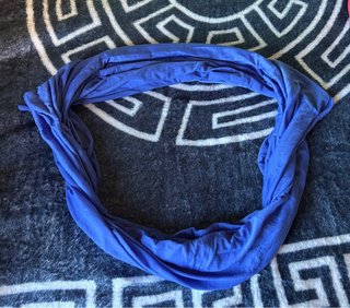 Pañuelo/Bufanda Circular Azul