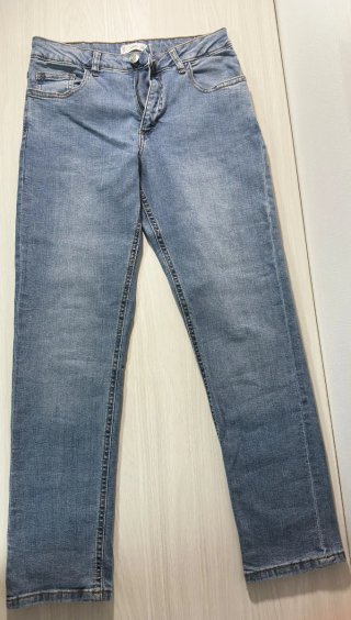 Pantalones Vaqueros Azules Mango