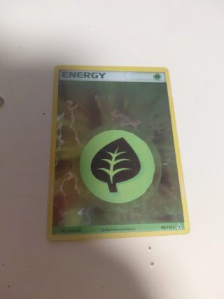 Carta Pokémon Energía Planta Holo