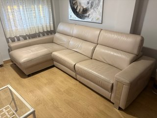 Sofá de Piel 4 Plazas Eléctrico