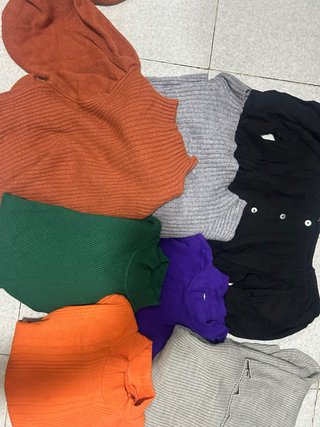 Lote 7 Camisetas Manga Larga Talla M