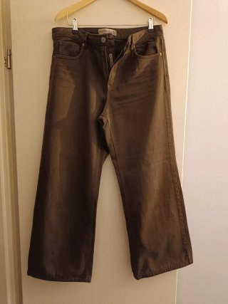 Pantalón Vaquero Marrón Stradivarius