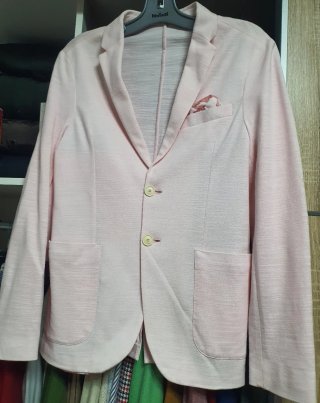 Americana rosa slim fit Zara