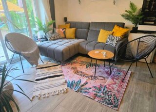 Alfombra Estampada con Motivos de Animales
