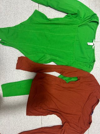 Pack 2 Camisetas Manga Larga Talla S