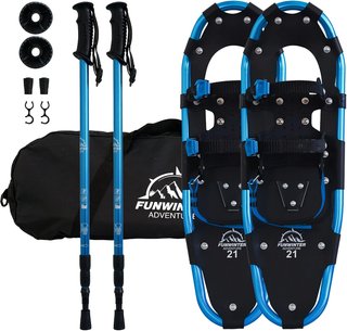 Set de Raquetas de Nieve y Bastones Funwinter