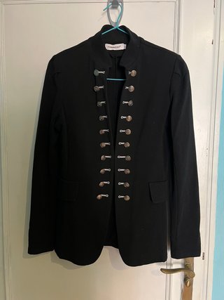 Chaqueta Casaca Negra Voyelles