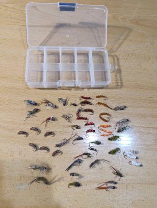 Lote ninfas pesca