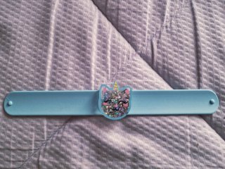 Pulsera Slap Gato Unicornio Claire's