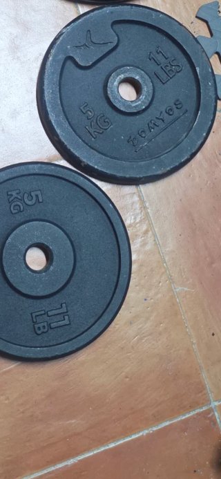 2 Discos de Pesas Domyos 5kg