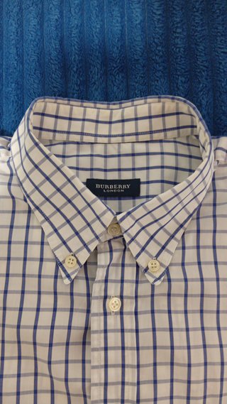 Camisa Burberry Manga Corta Talla XL