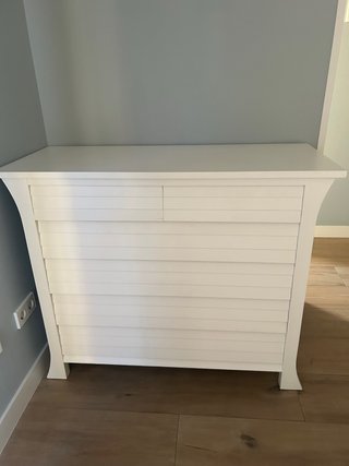 Dormitorio de diseño lacado en blanco