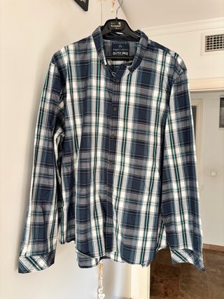 Camisa Angelo Litrico 3XL 47-48 Slim Fit Cuadros