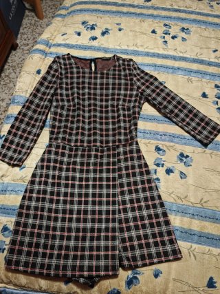 Vestido pantalón de cuadros