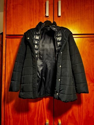 Chaquetón acolchado negro