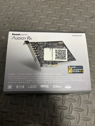 Tarjeta de Sonido Creative Sound Blaster Audigy Rx