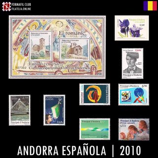 Colección Sellos Andorra Española 2010