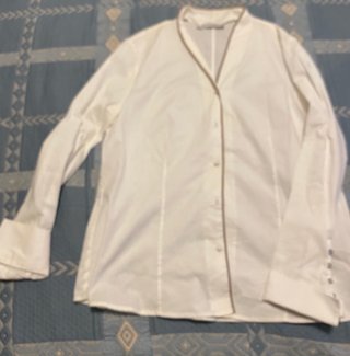 Blusa Blanca de Manga Larga marca Zanetti